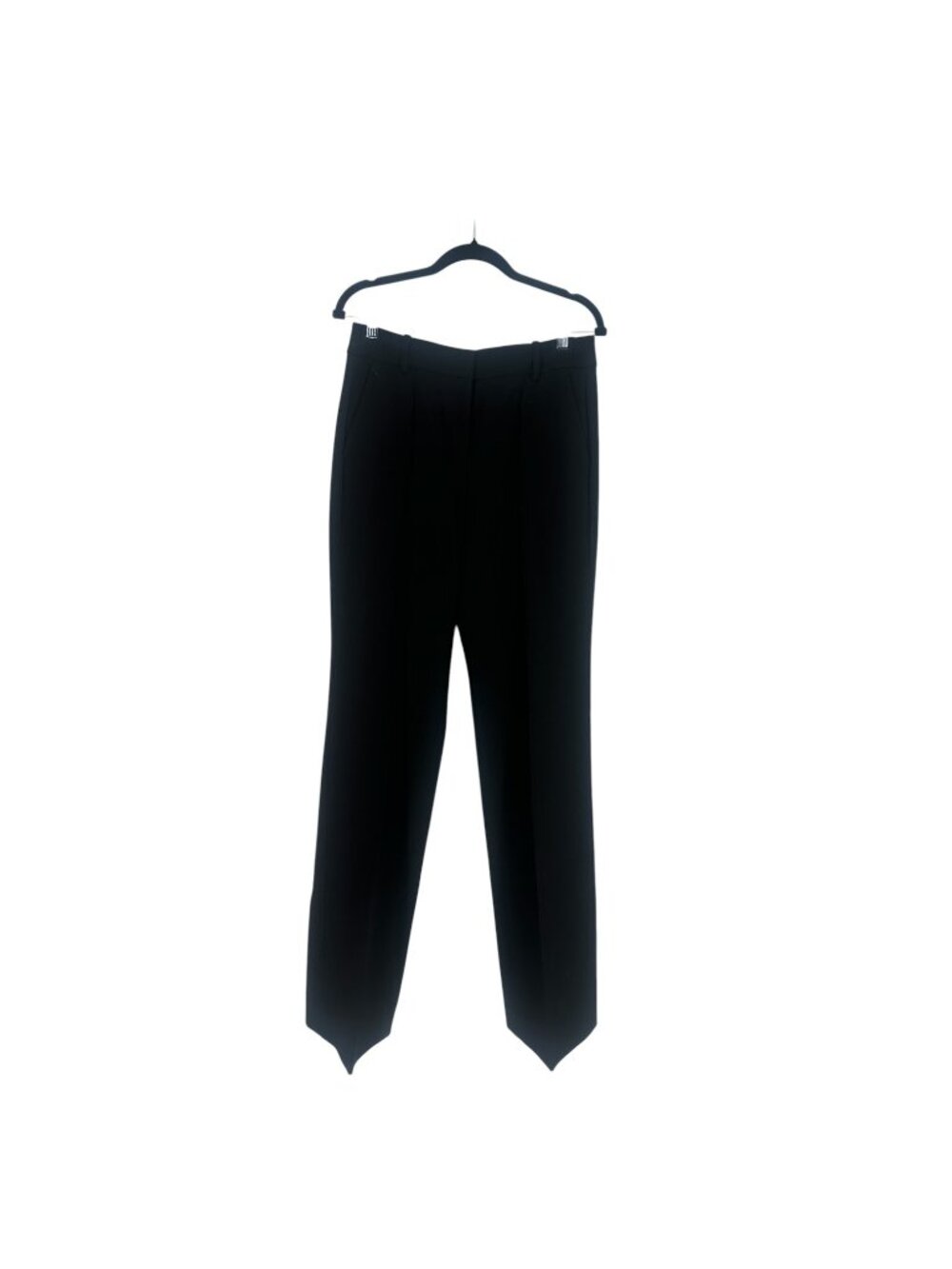J Crew Natalia  Wide Leg Trouser Pants Black 8 Tall Career Office Stretch NWT
